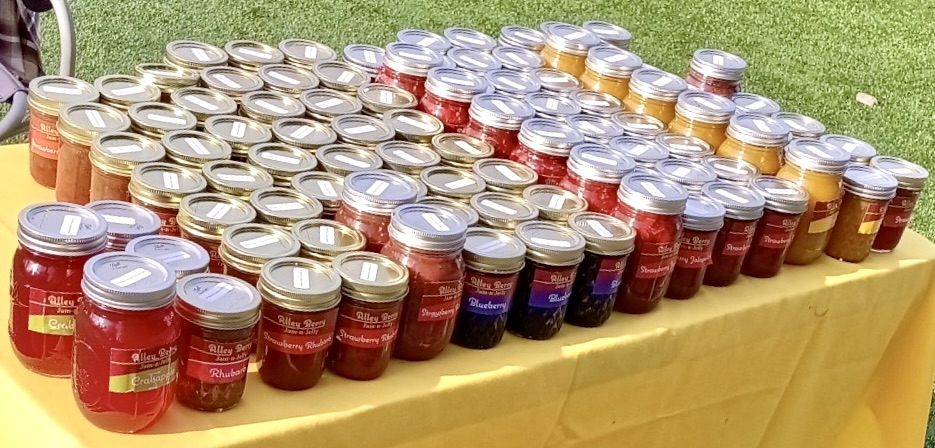 local Alley Berry Jam & Jelly at Muldoon Farmers Market in Anchorage, Alaska